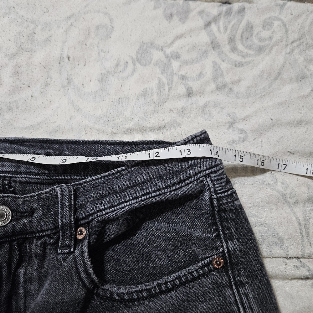 Women Amererican Eagle Black Destroyed Knee Bootcut Jeans! - Picture 5 of 7